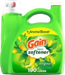140oz Gain + AromaBoost Liquid Fabric Softener (190 Loads)