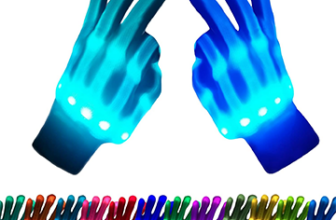 12 Colors LED Gloves (Large size)