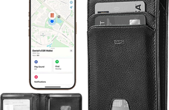 Mens Wallet with Find My Functionality, RFID Blocking, Holds up to 11 Cards