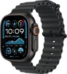 Apple Watch Ultra 2 (GPS + Cellular, 49MM) – Black Titanium Case with Black Ocean Band (Renewed)
