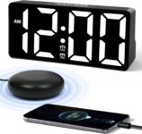 Alarm Clock for  Heavy Sleepers with Bed Shaker & Night Light