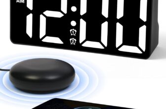 Alarm Clock for  Heavy Sleepers with Bed Shaker & Night Light