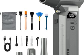 Compressed Air Duster, 150000RPM Electric Air Duster with LED Display & Brushless Motor