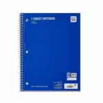 Pen+Gear College Ruled 1-Subject Notebook, 8″ x 10.5″, Blue, 70 Sheets