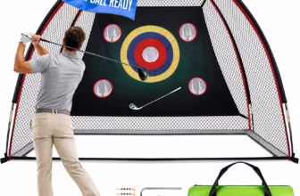 $41 Golf Practice Net, 10x7ft for Backyard Driving Real Golf Balls