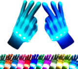 12 Colors LED Gloves (Large size)