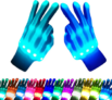 12 Colors LED Gloves (Large size)