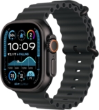 Apple Watch Ultra 2 (GPS + Cellular, 49MM) – Black Titanium Case with Black Ocean Band (Renewed)