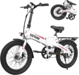 Gotrax 20″ Folding Electric Bike with 40Miles (Pedal-assist1) by 48V Battery