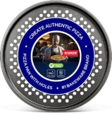 Non-Stick Pizza Pan with 13-Inch Perforated Crisper holes  (Carbon Steel)