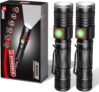 $8 LED Flashlights Rechargeable USB 2000  Lumens,  2 Pack