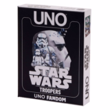UNO Fandom Star Wars Troopers Card Game with Foil Card for Kids, Adults & Family (Walmart Exclusive)