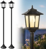 63″ Solar Lamp Post 2Pack
